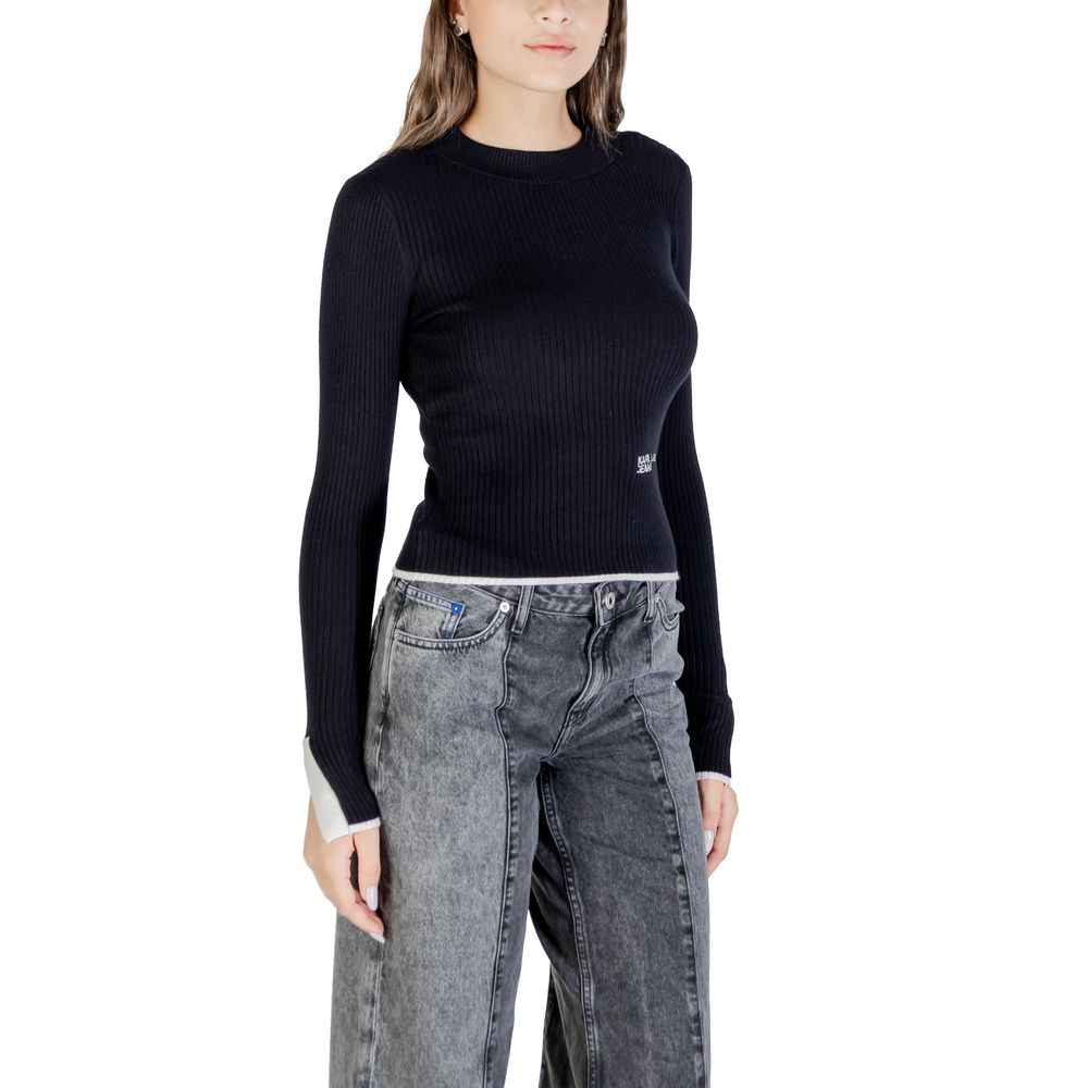 Karl Lagerfeld Black Viscose Sweatshirt
