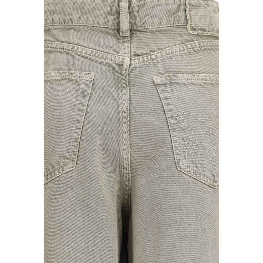 PINKO Beige Lyocell Bermuda Shorts