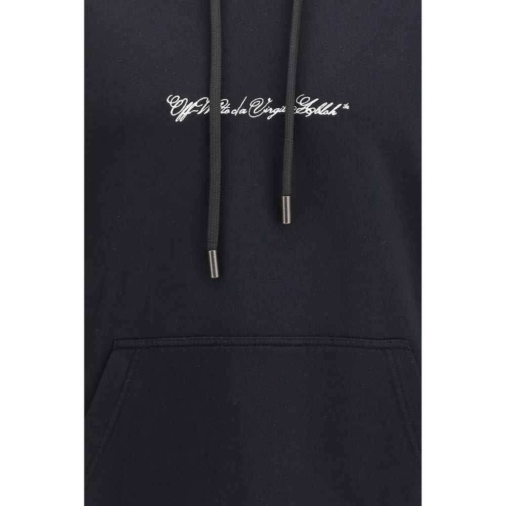 Off-White Black Cotton Sweatshirt