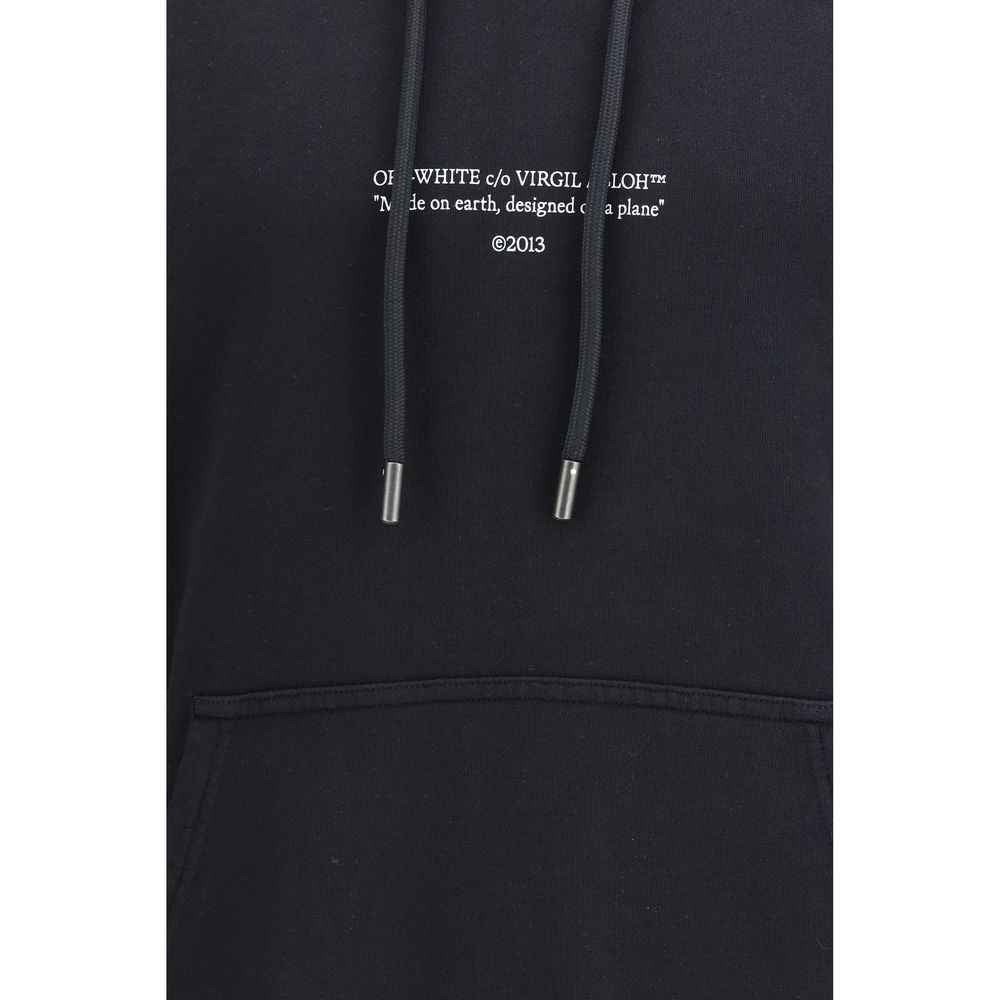 Off-White Black Cotton Sweatshirt