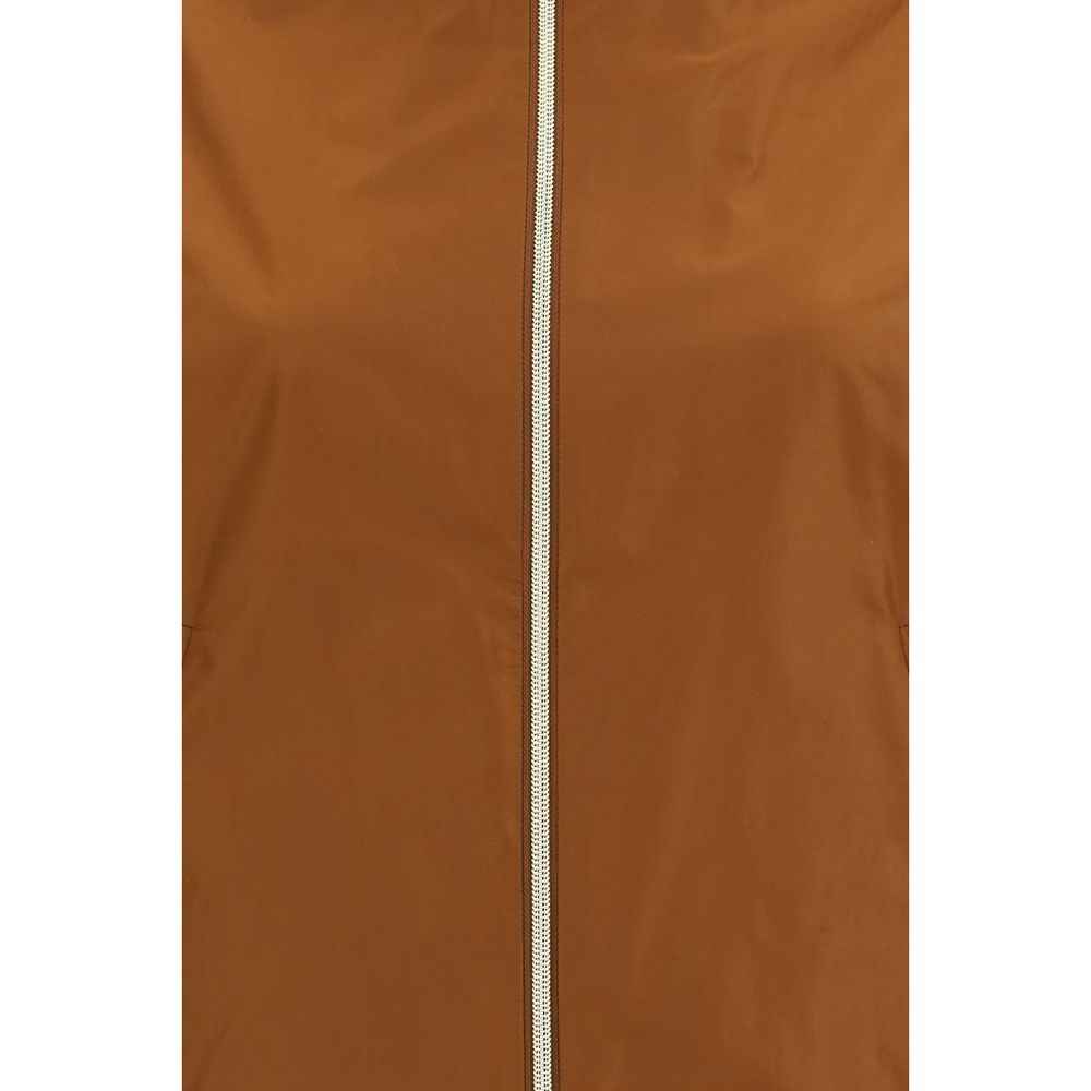 Herno Brown Polyester Rain Coat