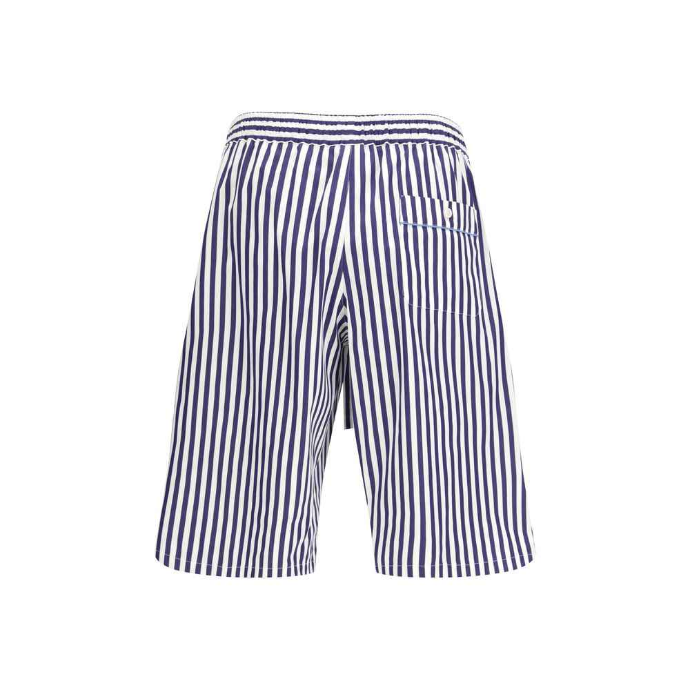 Dolce & Gabbana Multicolor Cotton Bermuda Shorts