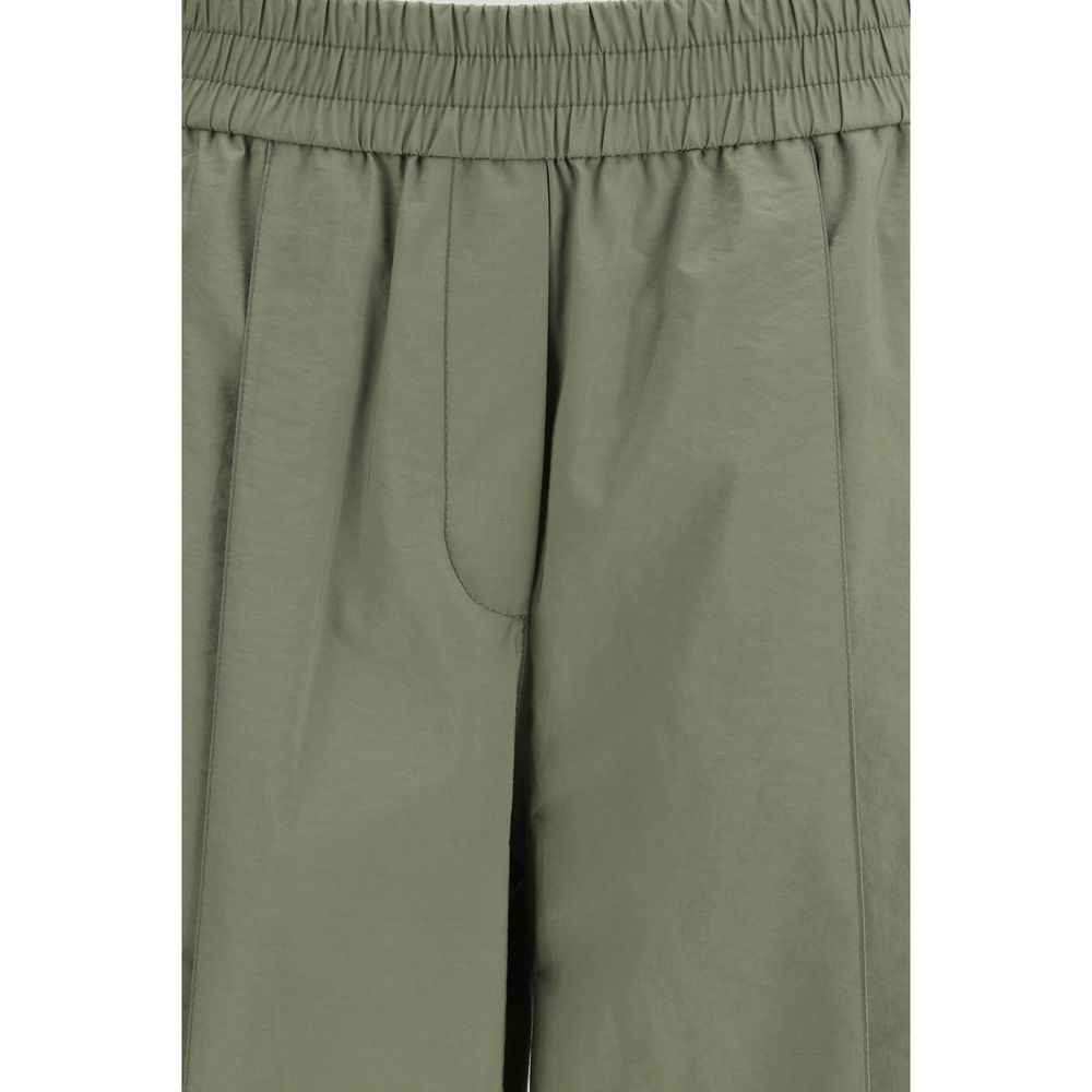 Brunello Cucinelli Bicolor Cotton Casual Pants