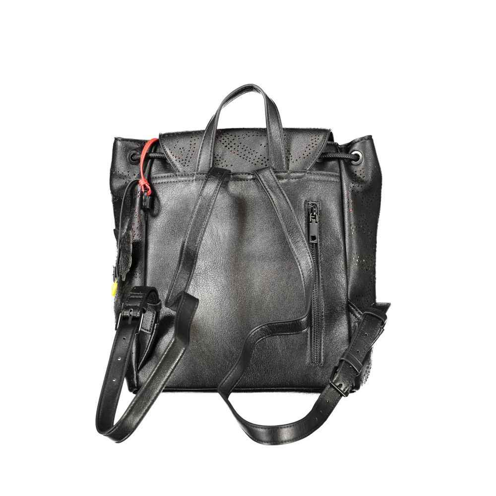 Desigual Black Polyurethane Women's Mini Backpack