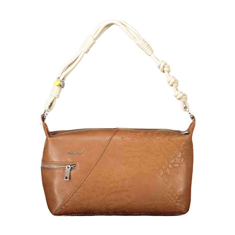 Desigual Marrone Polyurethane Women's Shoulder Bag