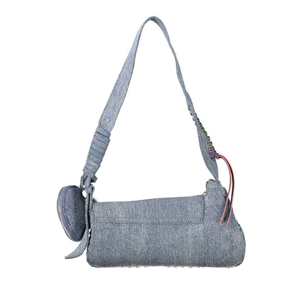 Desigual Azzurro Cotton Women Shoulder Bag