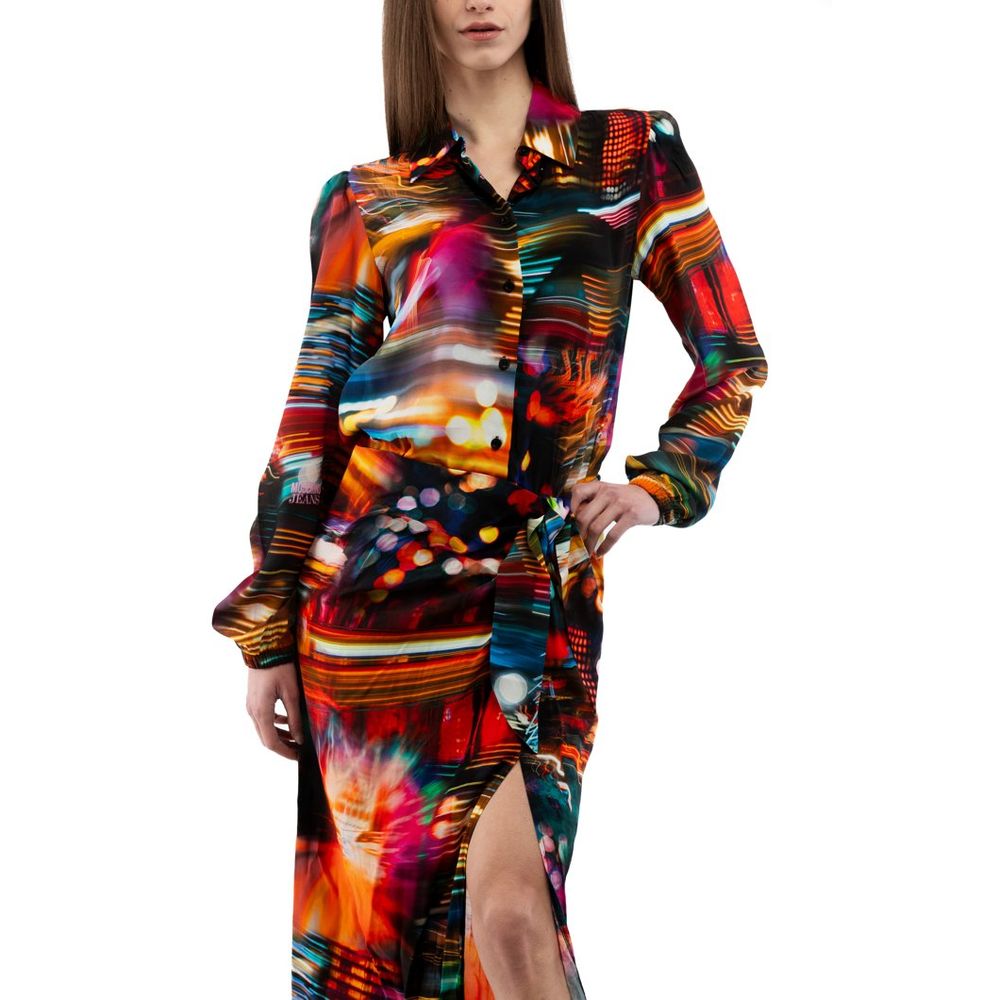 Moschino Multicolor Viscose Casual Dress