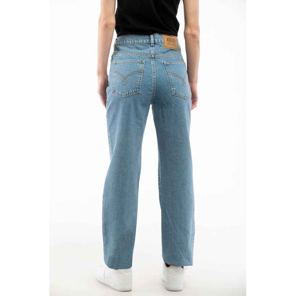 Moschino Multicolor Cotton Jeans Denim
