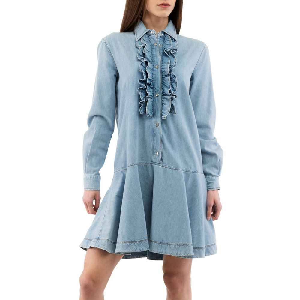 Moschino Multicolor Cotton Casual Dress
