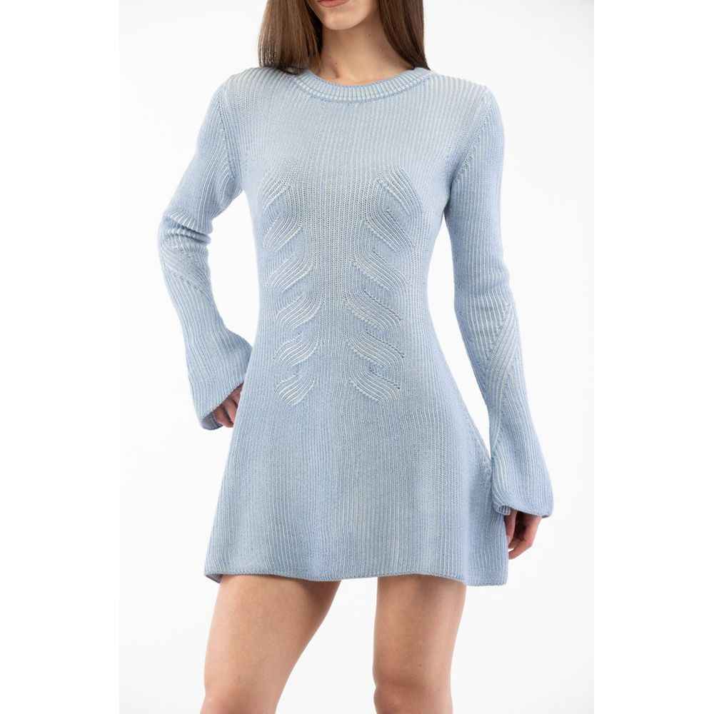Moschino Multicolor Wool Casual Dress