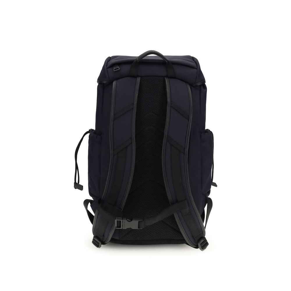 Moncler Blue Polyamide Backpack