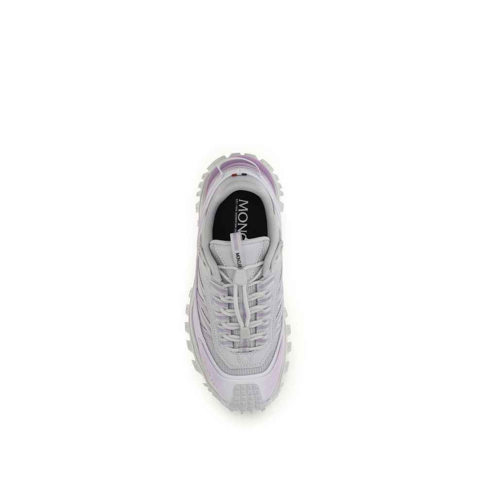 Moncler Purple Polyester Athletic Sneakers