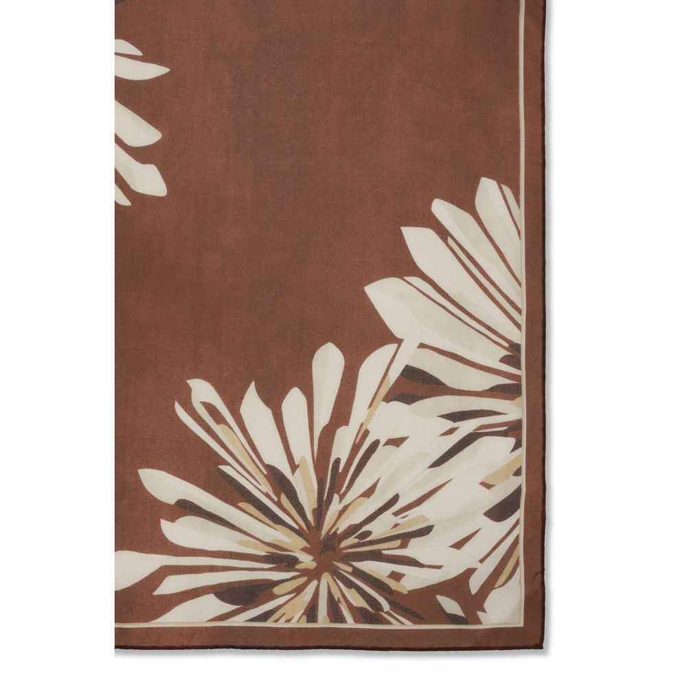 Brunello Cucinelli Bordeaux Silk Scarf