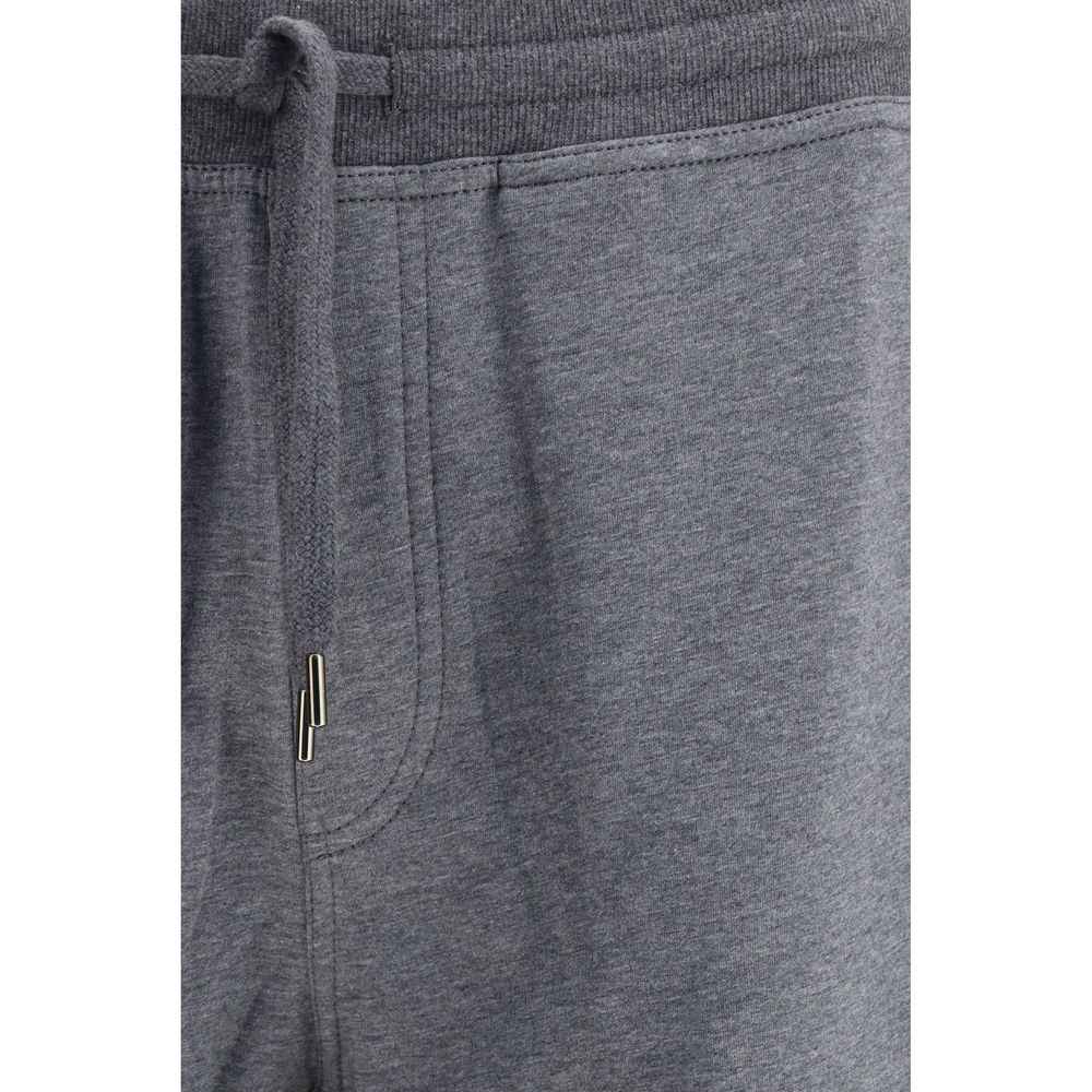 Brunello Cucinelli Gray Cotton Casual Pants