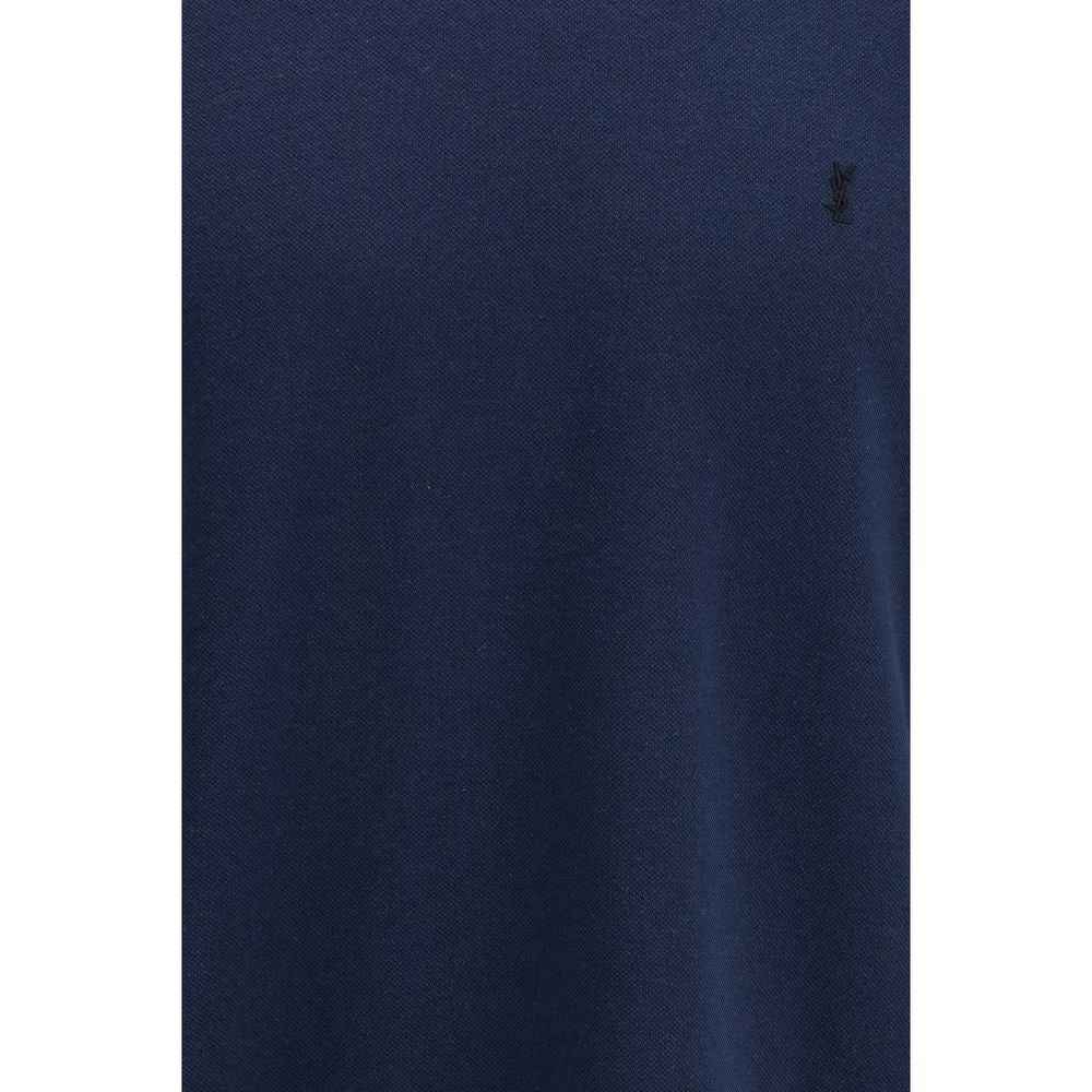 Saint Laurent Blue Cotton T-Shirt