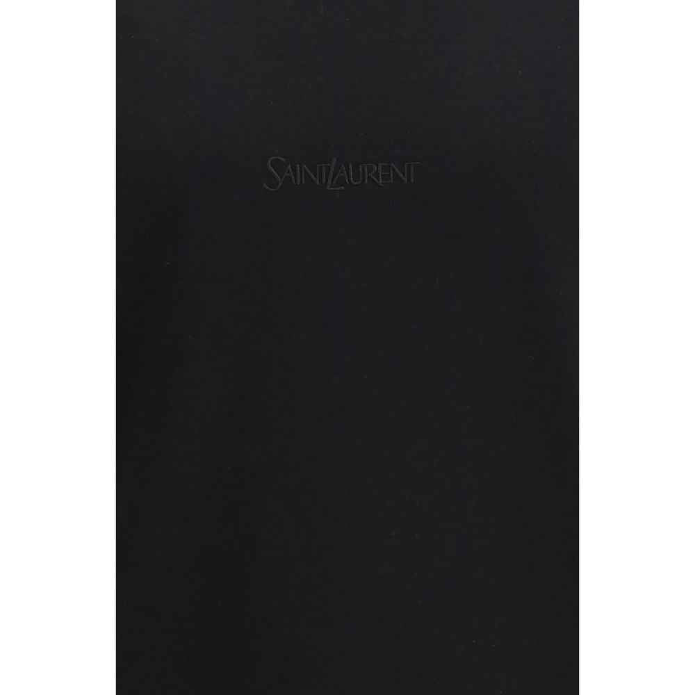 Saint Laurent Black Cotton T-Shirt