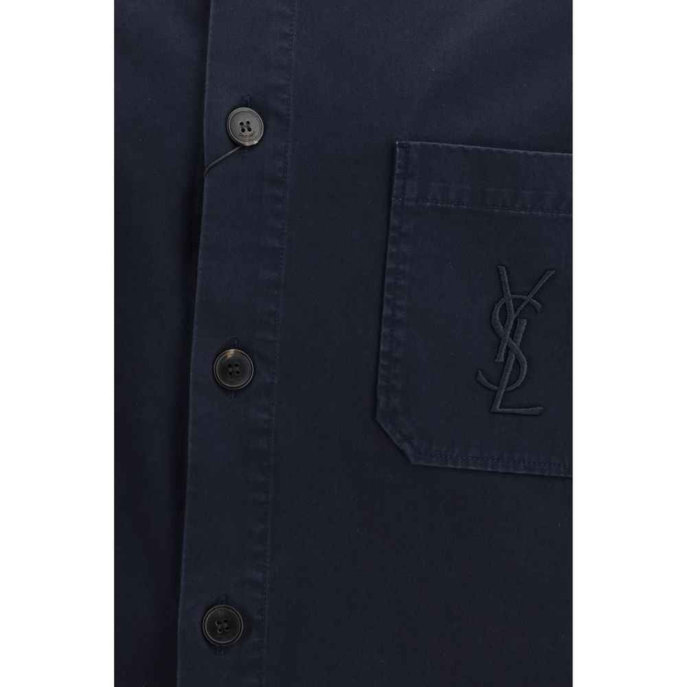Saint Laurent Blue Cotton Denim Jacket