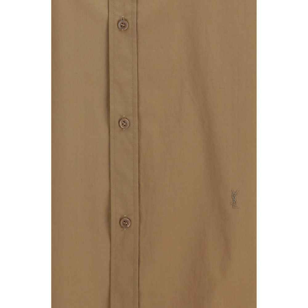 Saint Laurent Beige Cotton Dress Shirt