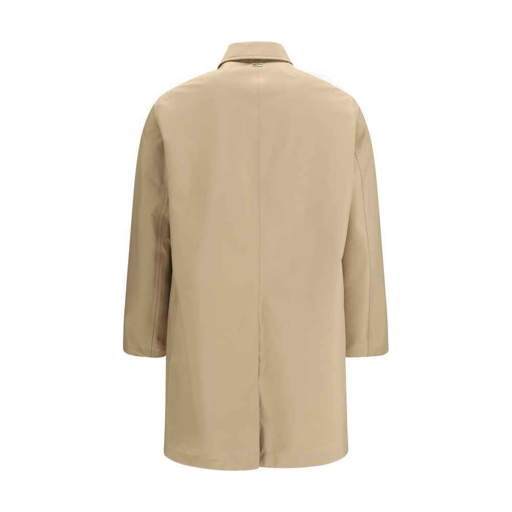 Herno Beige Polyester Trench Coat