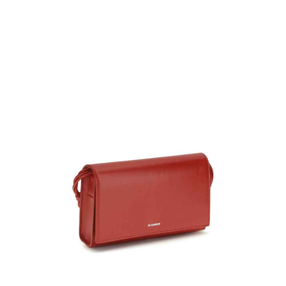 Jil Sander Black Calf Leather Bos Taurus Wallet