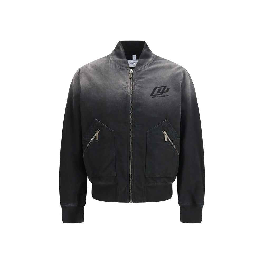 Off-White Black Cotton Bomber