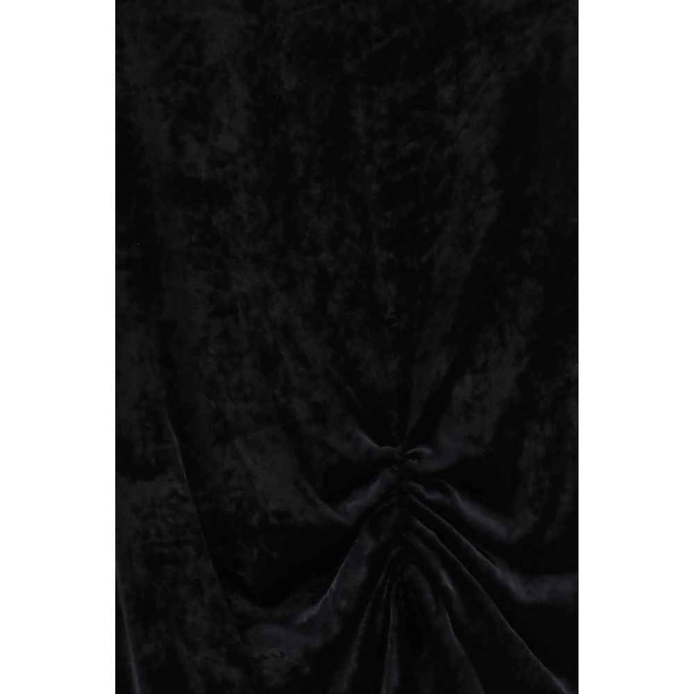 Valentino Garavani Black Viscose Long Skirt