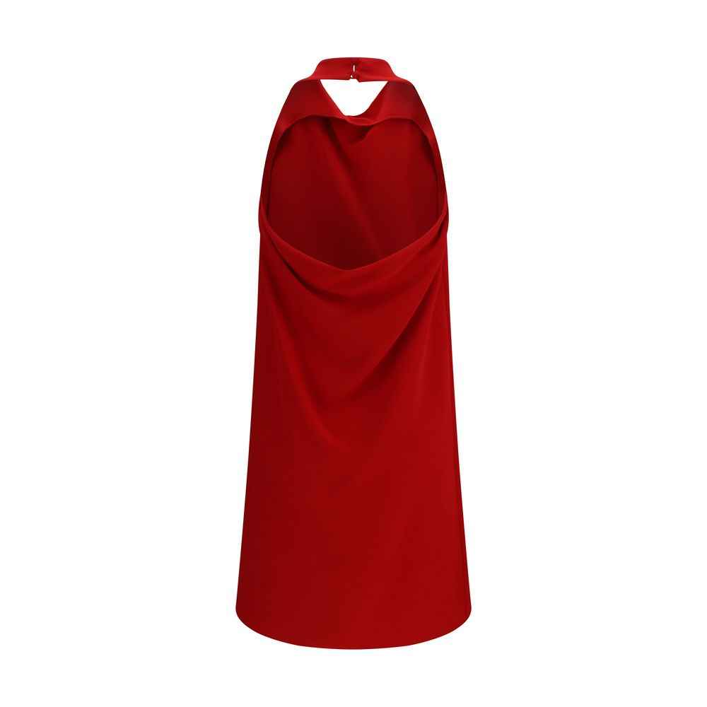 Valentino Garavani Red Silk Casual Dress