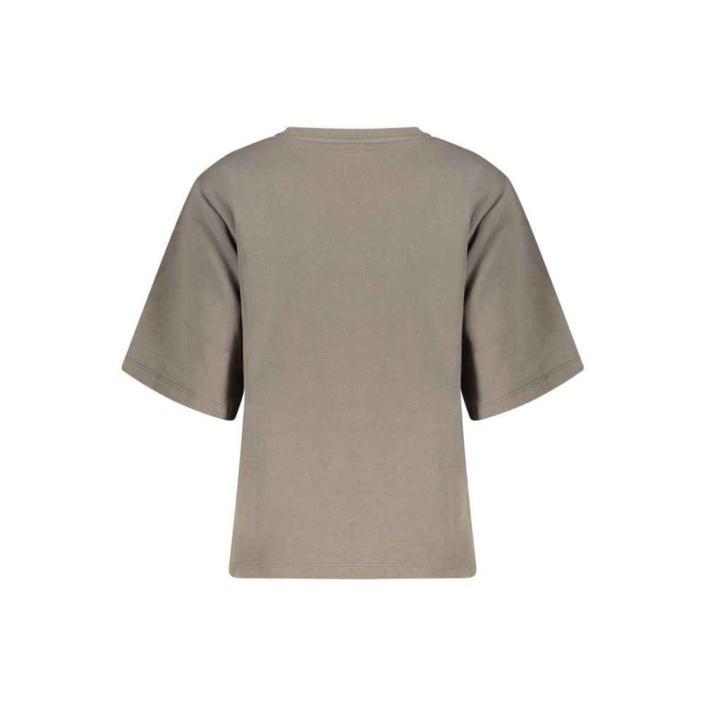 Desigual Grigio Cotton Women Sweatshirt
