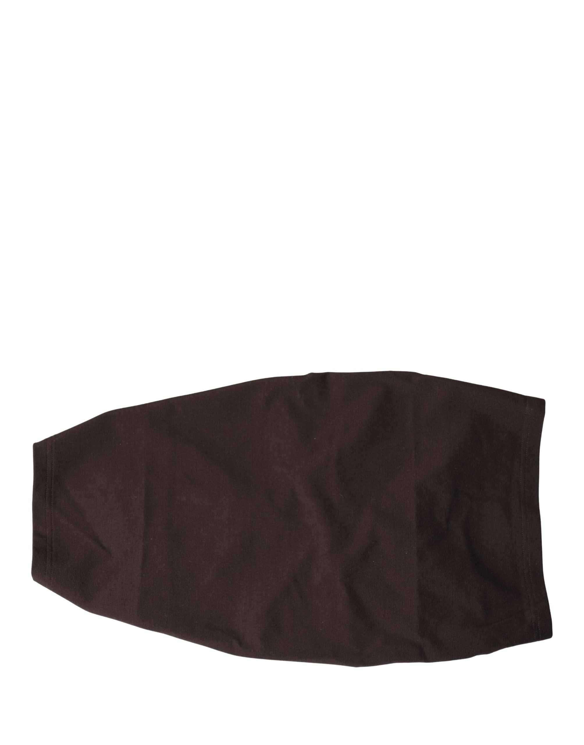 Dolce & Gabbana Brown Viscose Wide Belt Waist Cummerband Men
