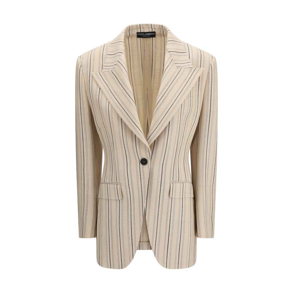 Dolce & Gabbana Multicolor Viscose Full-Length Jacket