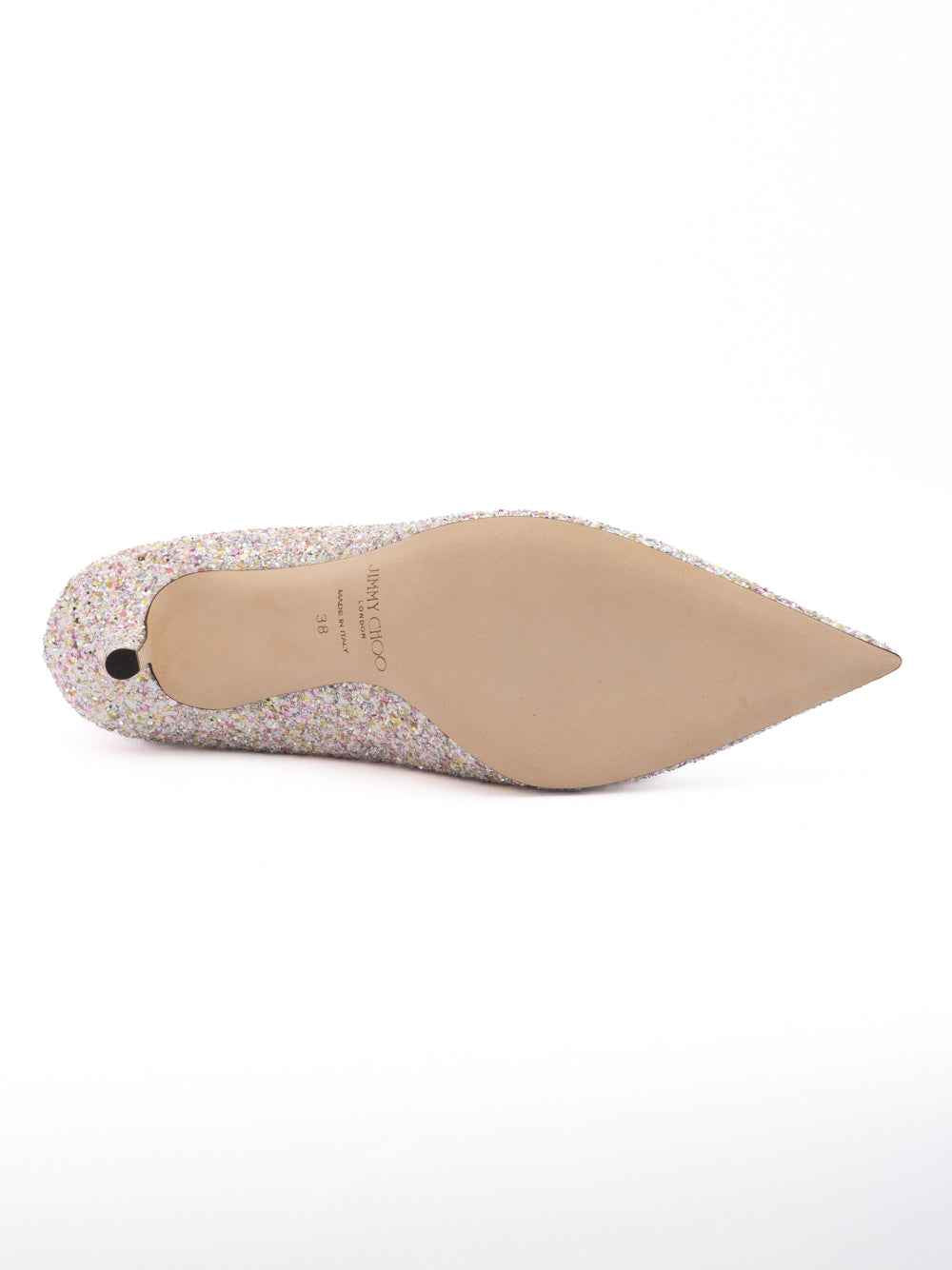 Jimmy Choo Candy Pink Glitter Love 85 Pumps
