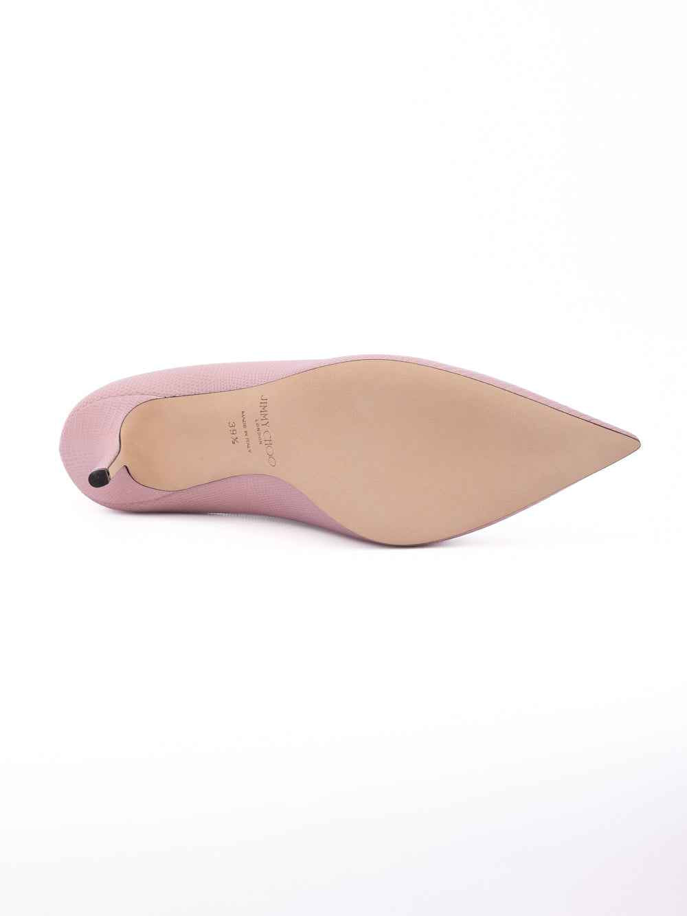 Jimmy Choo Pink Lizard Printed Leather Love 85 Pumps