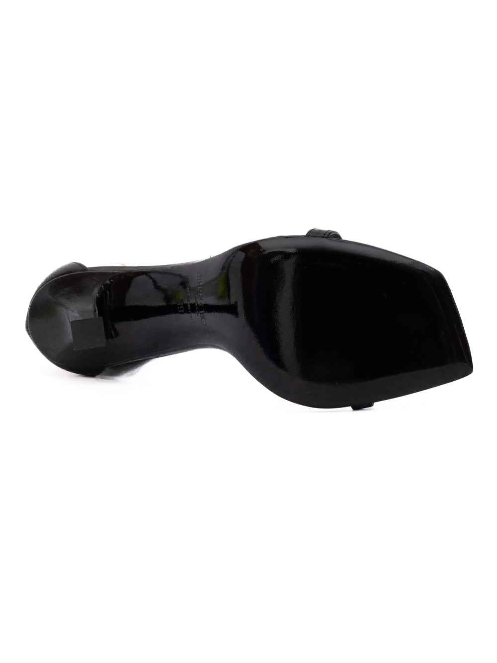 Jimmy Choo Black Leather Verity 100 Sandals