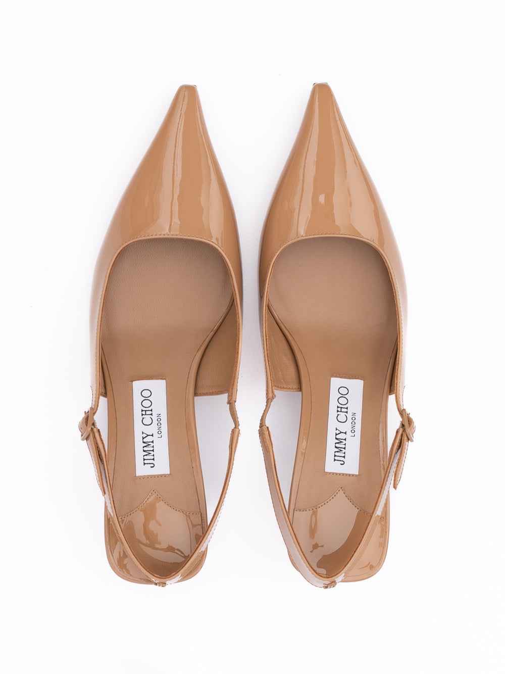 Jimmy Choo Biscuit Amel 50 Slingback Pumps