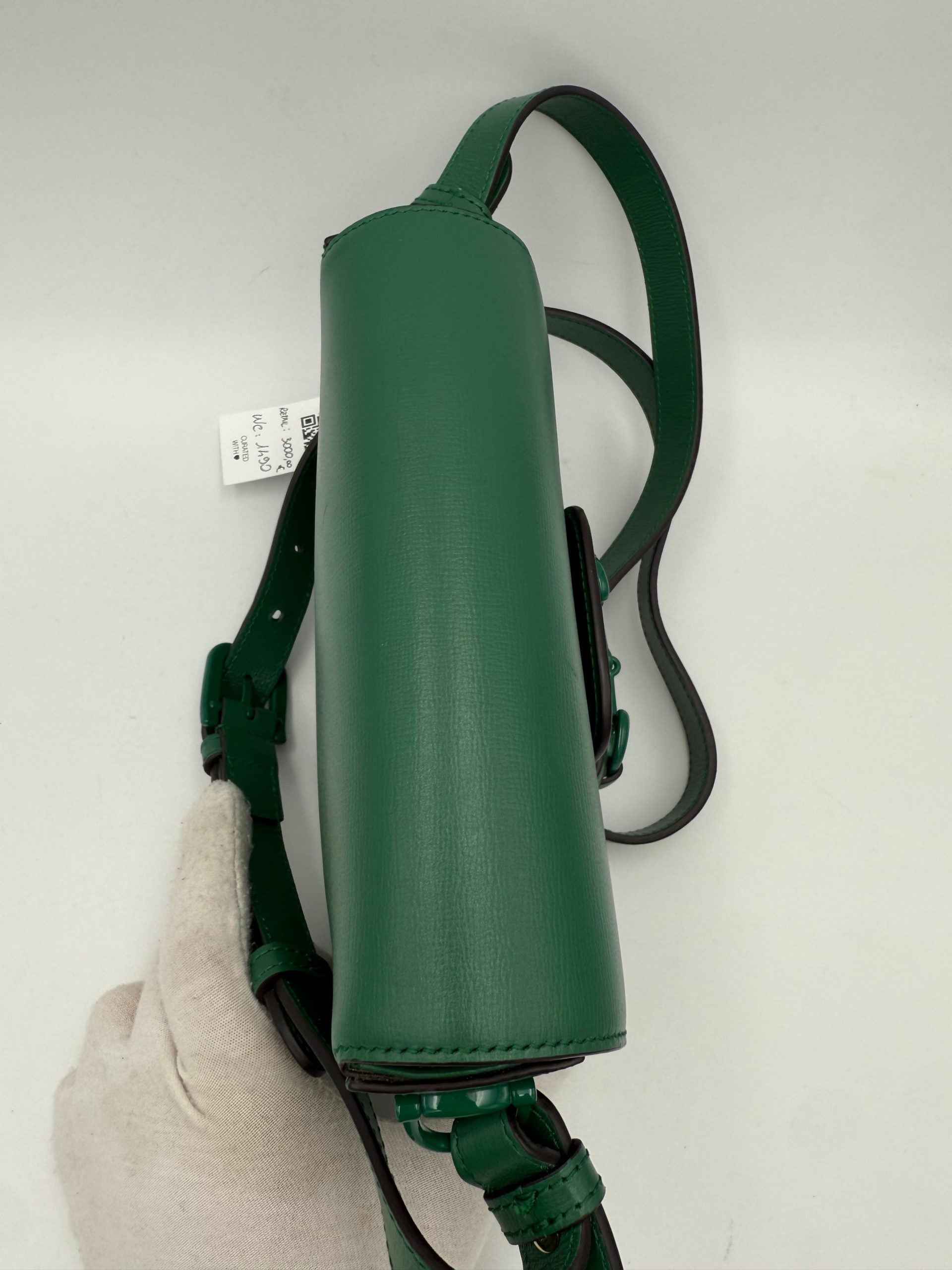 Gucci GUCCI HORSEBIT 1955 Emerald Handbag