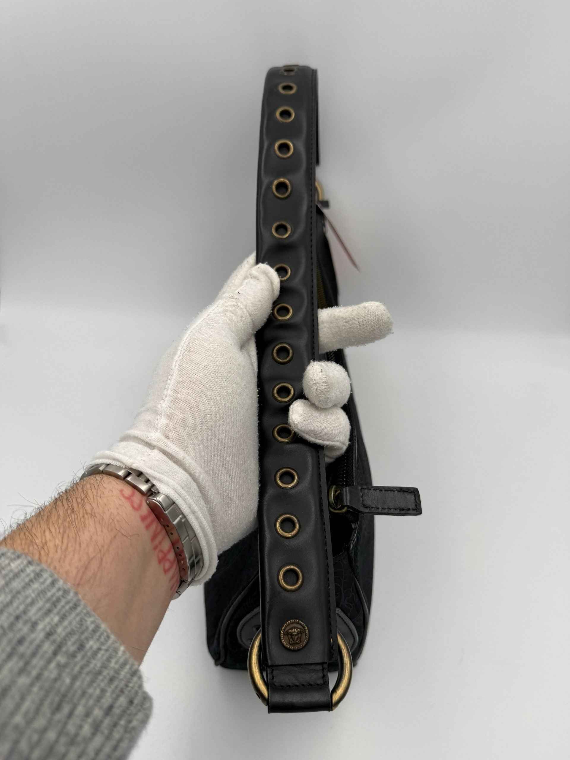 Versace VERSACE Medusa Jacquard Shoulder Bag