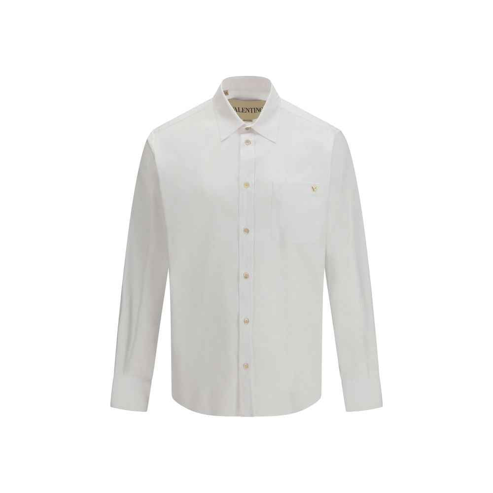 Valentino Garavani White Cotton Dress Shirt