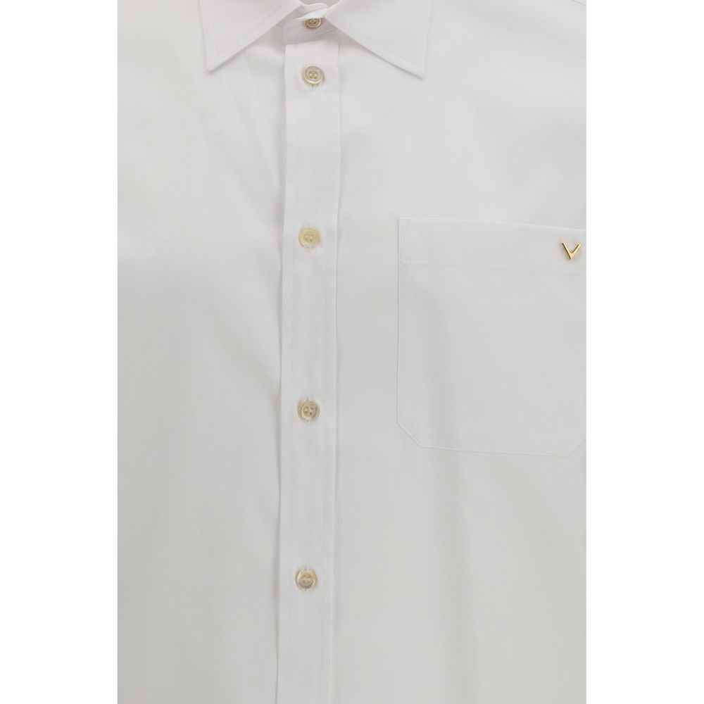 Valentino Garavani White Cotton Dress Shirt