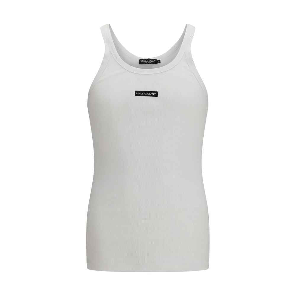 Dolce & Gabbana White Cotton Top