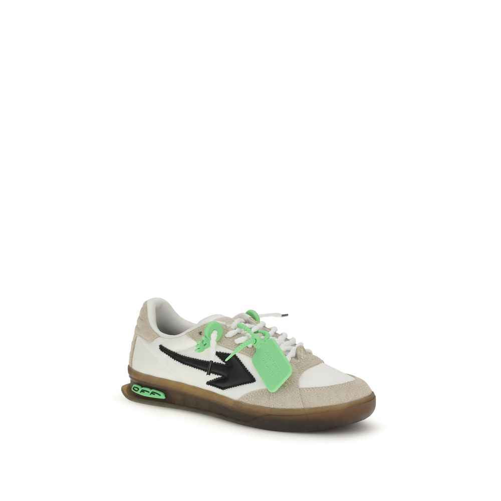 Off-White Multicolor Calf Leather Bos Taurus Sneakers