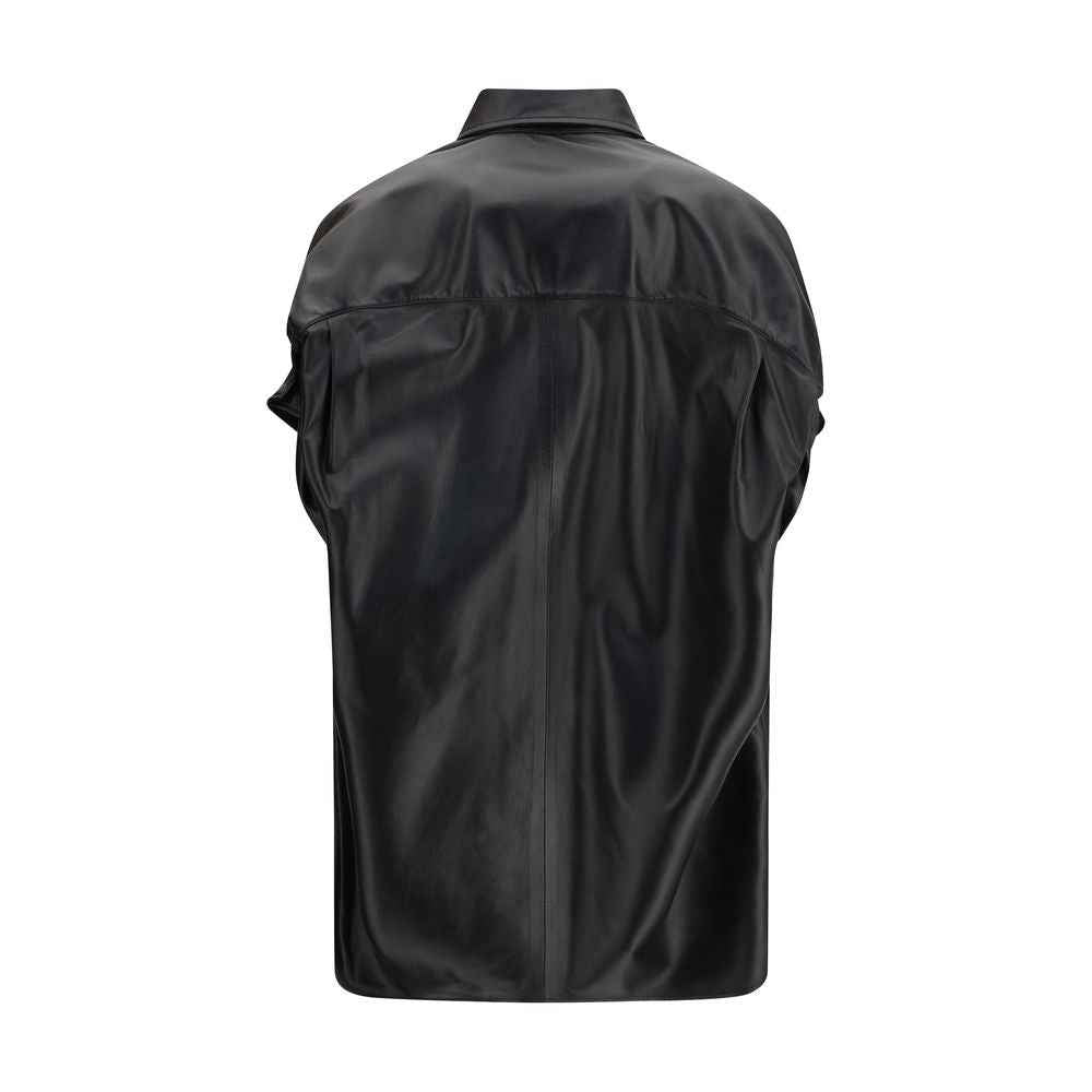 Balenciaga Black Lamb Ovis Aries Dress Shirt