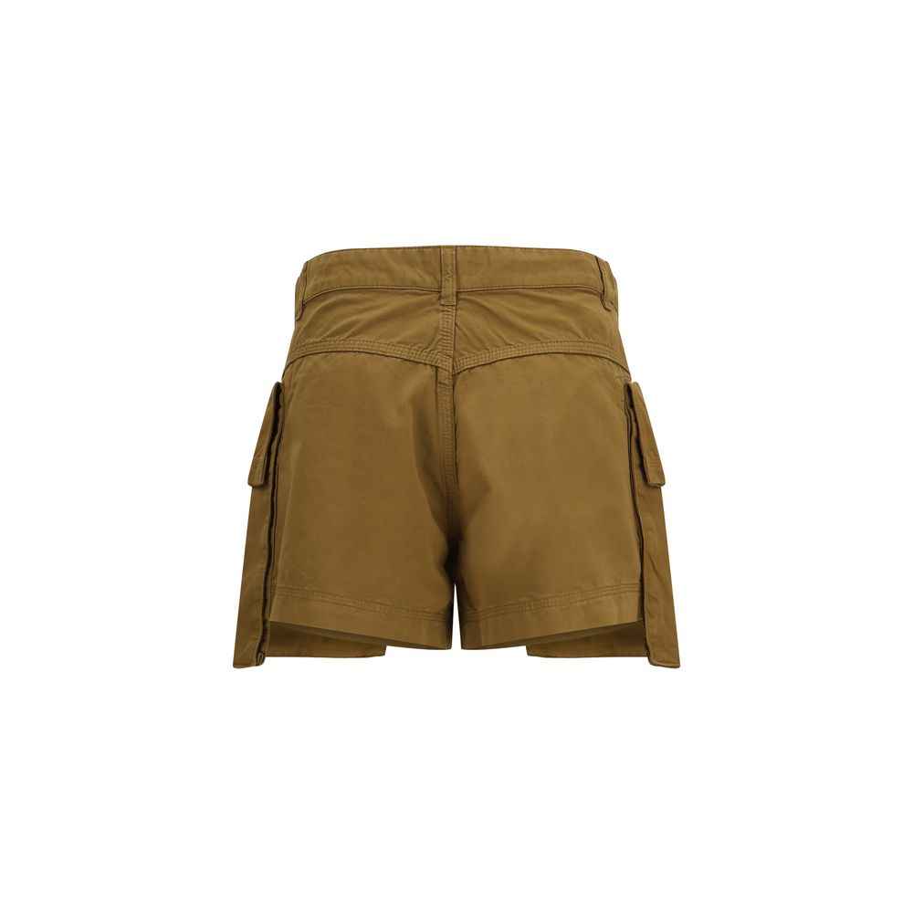 PINKO Beige Cotton Bermuda Shorts