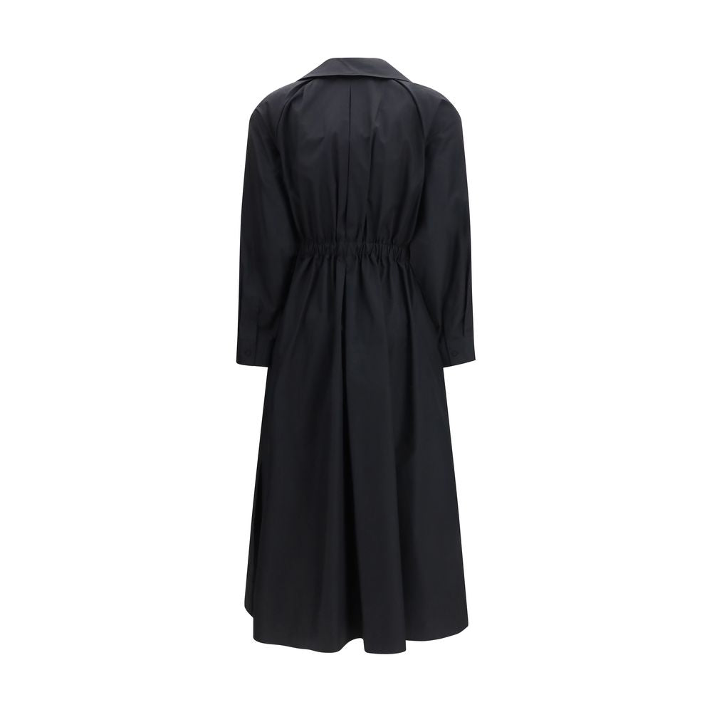 Max Mara Black Cotton Casual Dress