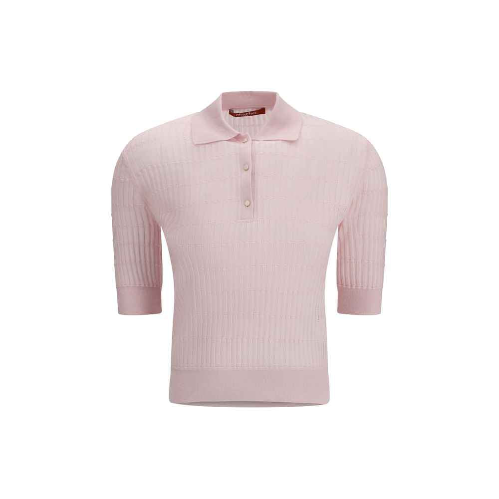 Max Mara Multicolor Silk Shortsleeve Shirt