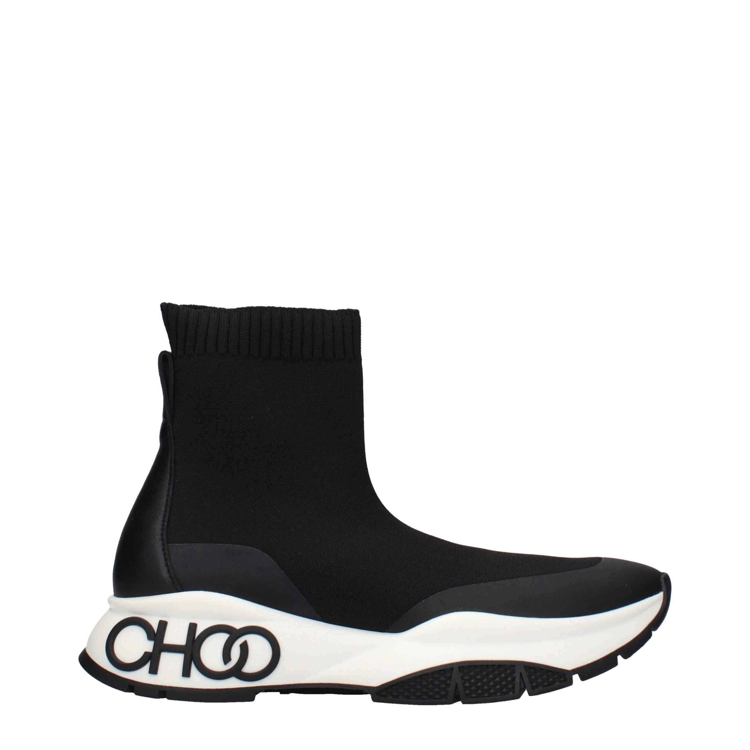 Jimmy Choo Black Fabric Ankle Boots