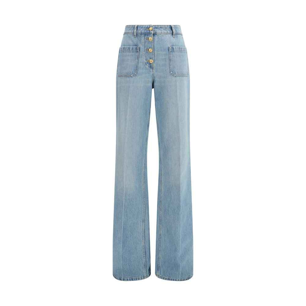 Valentino Garavani Blue Cotton Jeans Denim