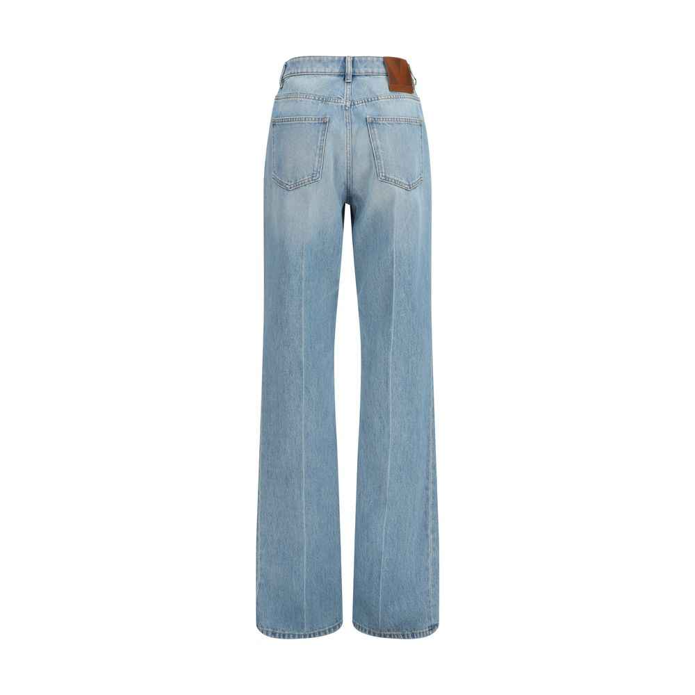 Valentino Garavani Blue Cotton Jeans Denim