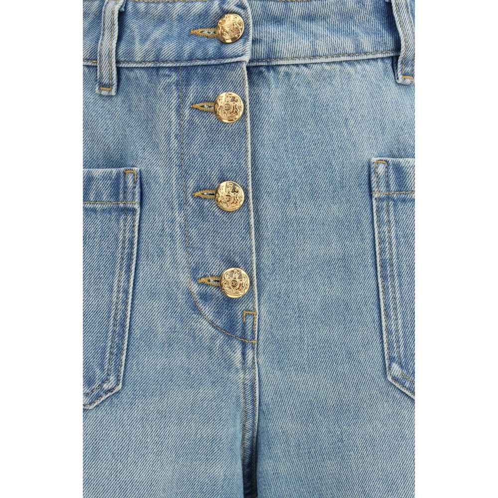 Valentino Garavani Blue Cotton Jeans Denim