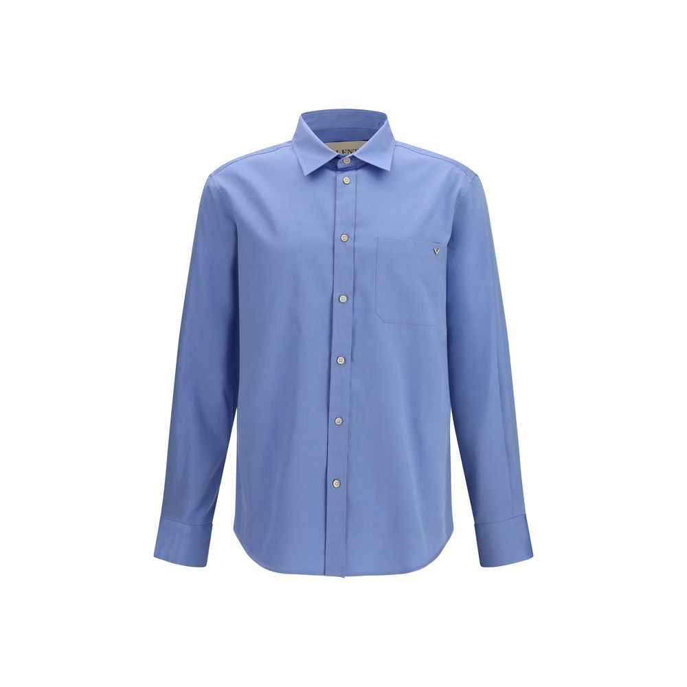 Valentino Garavani Blue Cotton Shirt