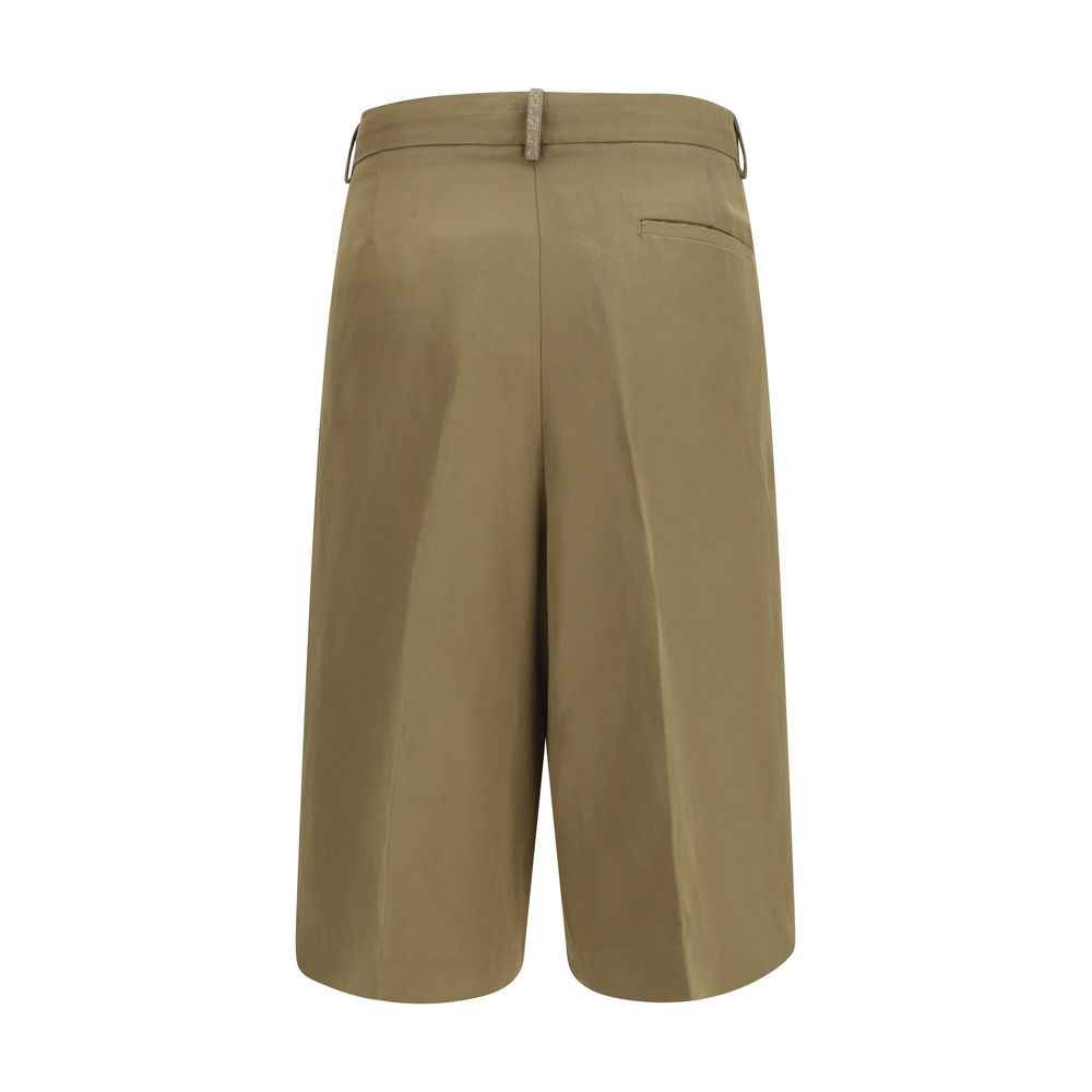 Fabiana Filippi Beige Viscose Cropped Pants